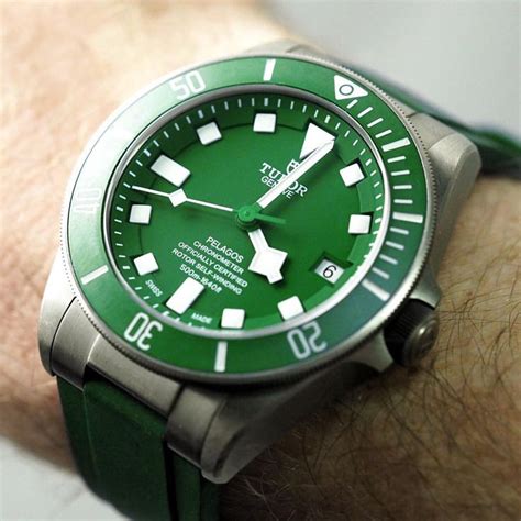 tudor pelagos green dial|tudor pelagos 42mm watch.